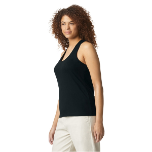 Gildan Ladies' Softstyle CVC Racerback Tank